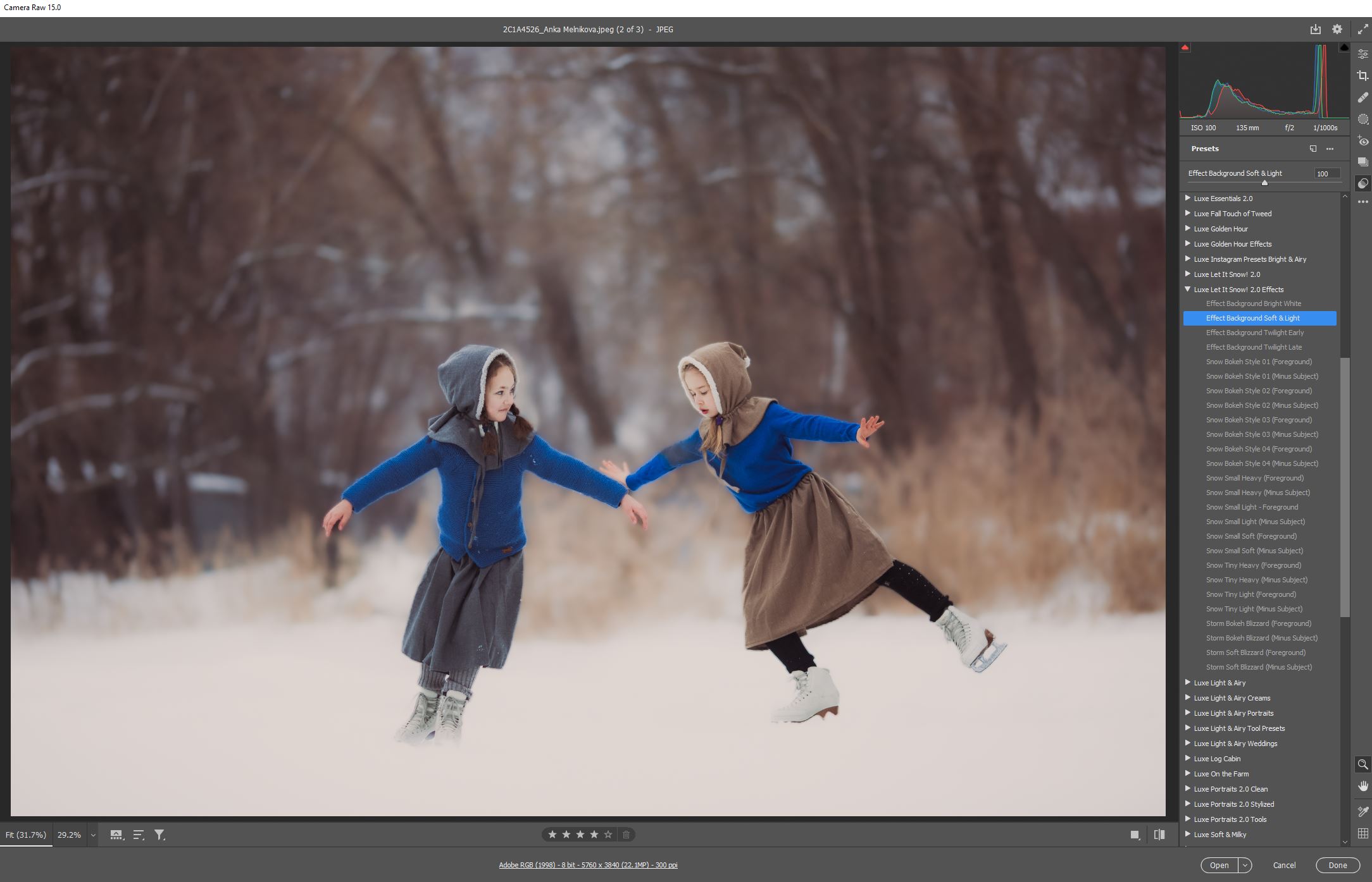 Luxe Let it Snow! 2.0 Presets & Effects Guide The Luxe Lens