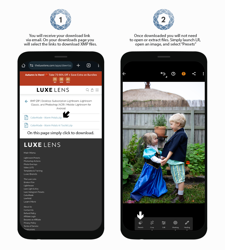 Android Import Presets into Lightroom Mobile The Luxe Lens